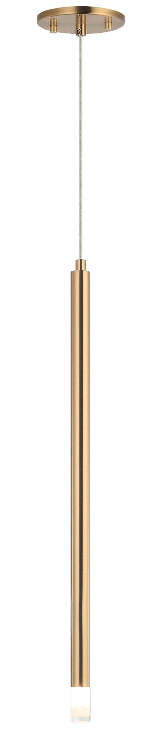 Reigndrop One Light Pendant in Aged Gold Brass - available from The Lighting Shoppe, trusted by Canadian homeowners