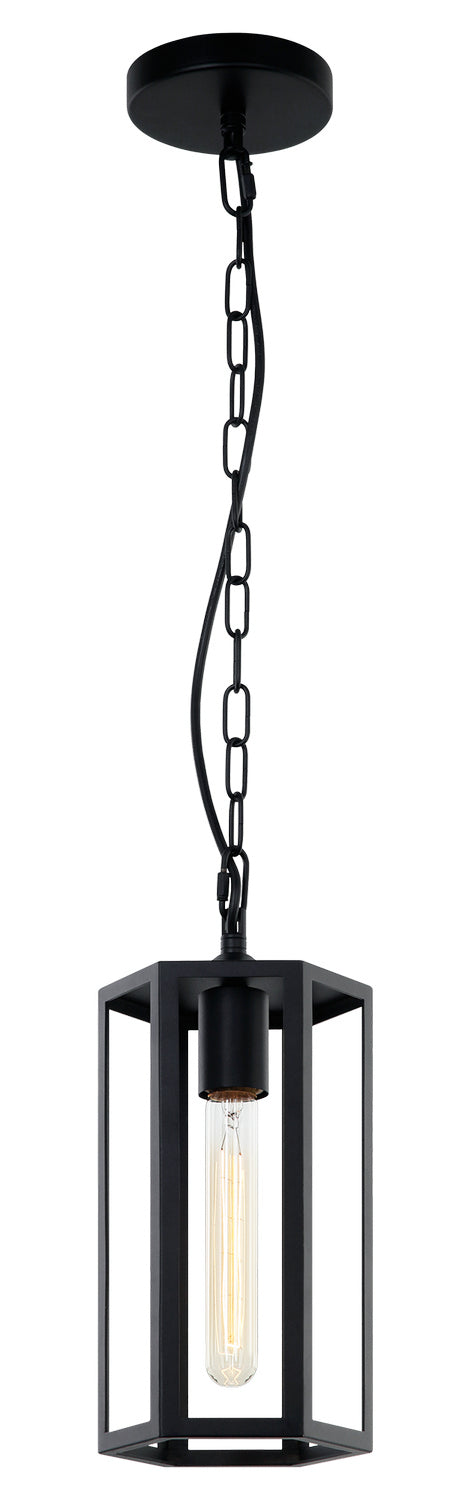 Creed One Light Pendant in Matte Black - available from The Lighting Shoppe, trusted by Canadian homeowners