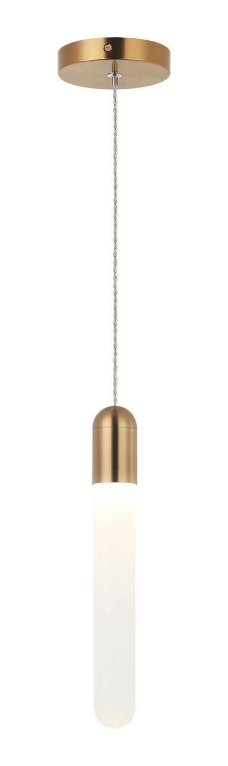 Aydin LED Pendant in Aged Gold Brass - available from The Lighting Shoppe, trusted by Canadian homeowners