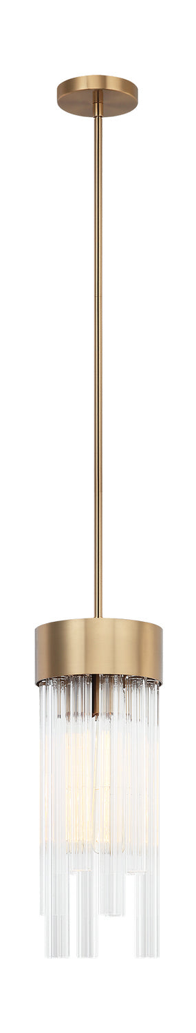 Kellan Three Light Pendant in Aged Gold Brass - available from The Lighting Shoppe, trusted by Canadian homeowners