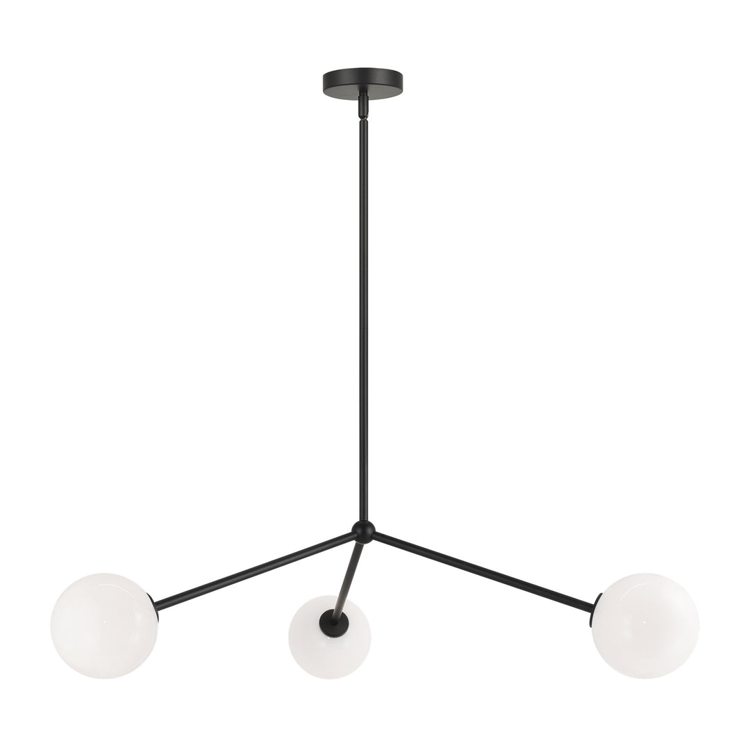 Novo Three Light Pendant in Black - available from The Lighting Shoppe, trusted by Canadian homeowners