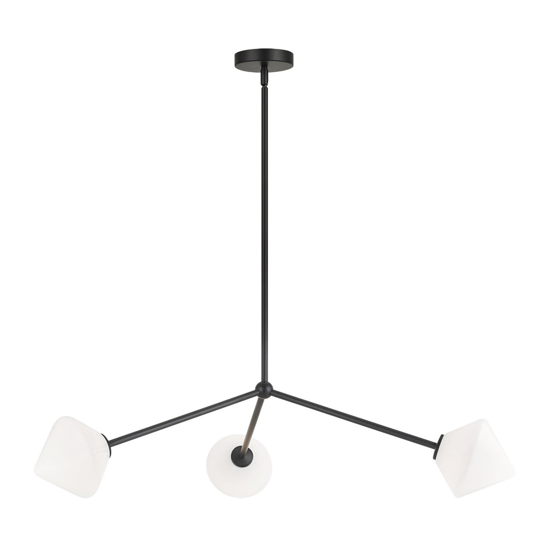 Novo Three Light Pendant in Black - available from The Lighting Shoppe, trusted by Canadian homeowners
