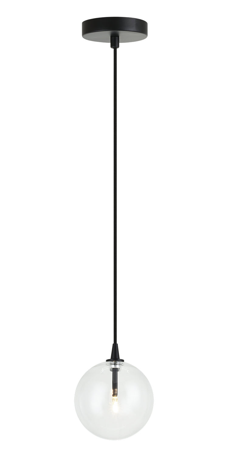 Bolha One Light Pendant in Black - available from The Lighting Shoppe, trusted by Canadian homeowners