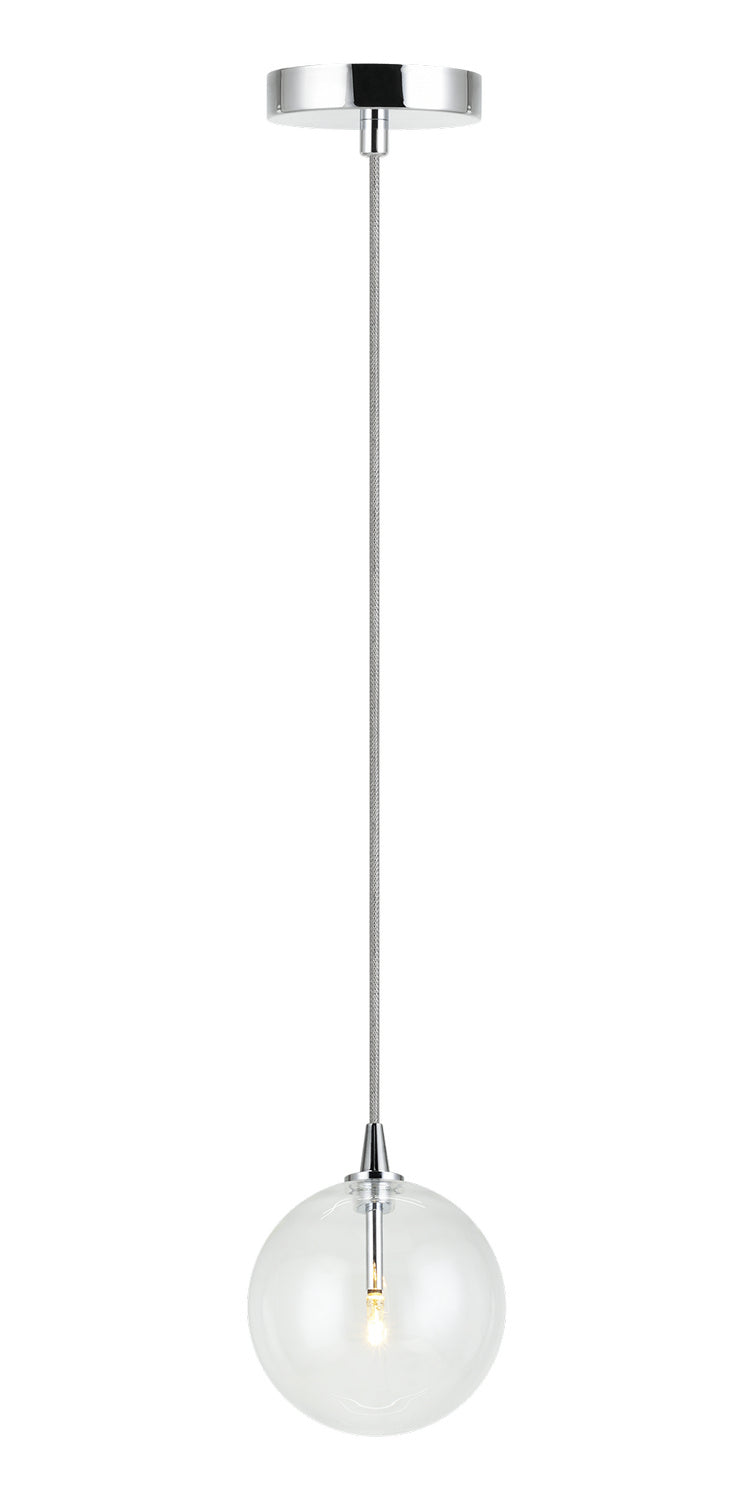 Bolha One Light Pendant in Chrome - available from The Lighting Shoppe, trusted by Canadian homeowners