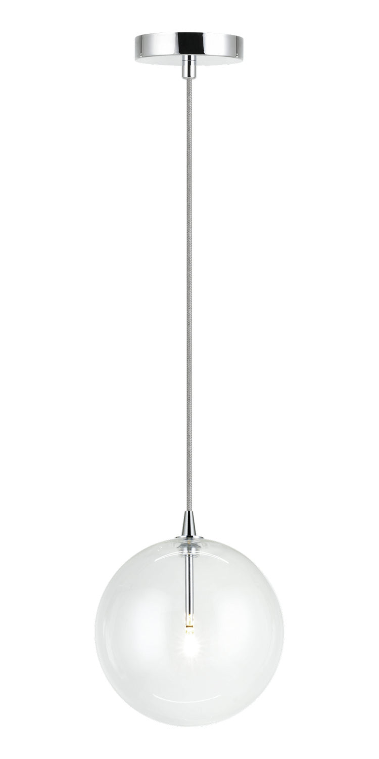 Bolha One Light Pendant in Chrome - available from The Lighting Shoppe, trusted by Canadian homeowners