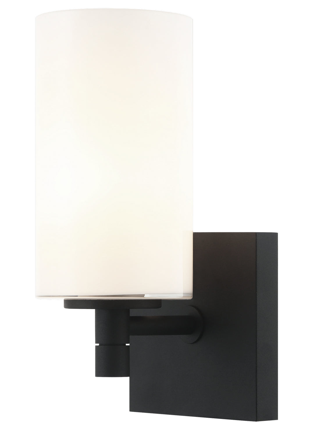 Candela One Light Wall Sconce in Matte Black - available from The Lighting Shoppe, trusted by Canadian homeowners