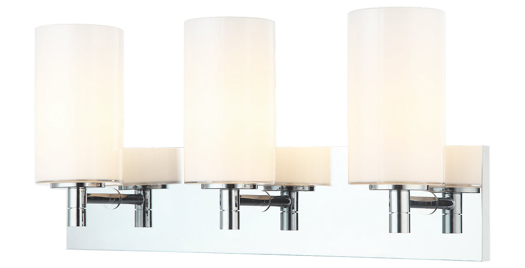 Candela Three Light Wall Sconce in Chrome - available from The Lighting Shoppe, trusted by Canadian homeowners