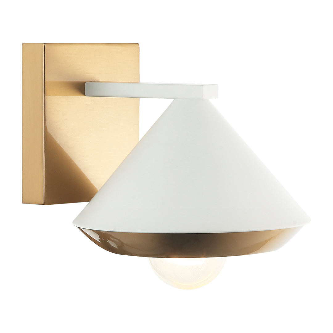 Velax One Light Wall Sconce in White - available from The Lighting Shoppe, trusted by Canadian homeowners