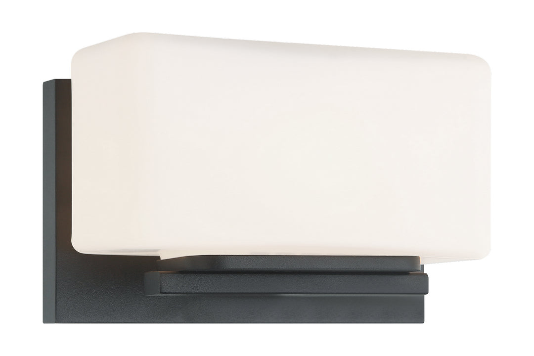 Chiclet One Light Wall Sconce in Matte Black - available from The Lighting Shoppe, trusted by Canadian homeowners