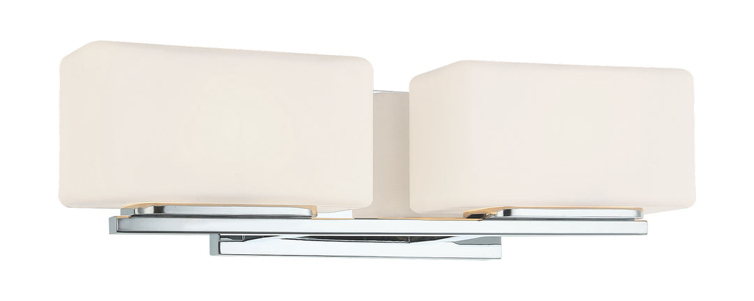 Chiclet Two Light Wall Sconce in Chrome - available from The Lighting Shoppe, trusted by Canadian homeowners