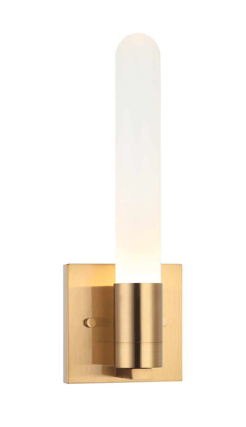 Aydin LED Wall Sconce in Aged Gold Brass - available from The Lighting Shoppe, trusted by Canadian homeowners