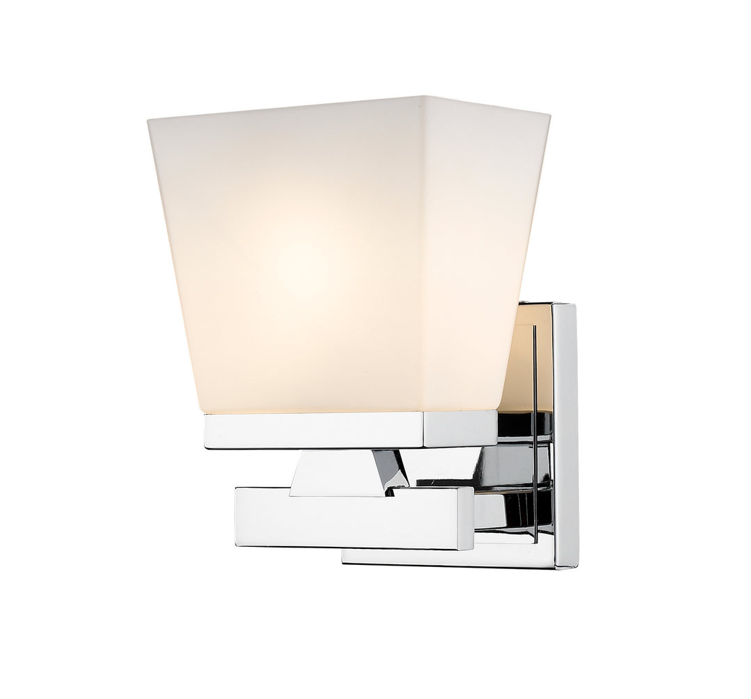 Astor One Light Wall Sconce in Chrome - available from The Lighting Shoppe, trusted by Canadian homeowners