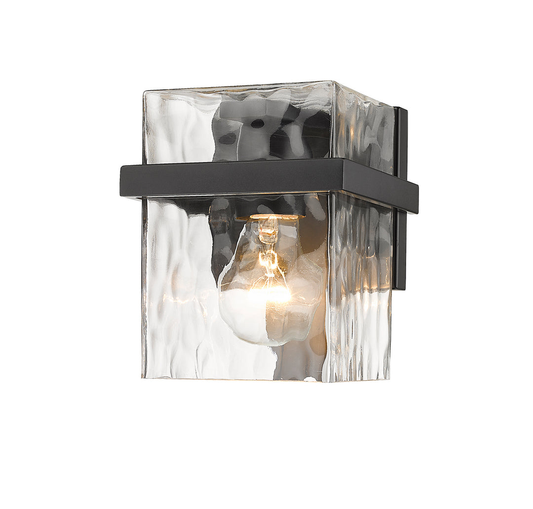 Bennington One Light Wall Sconce in Matte Black - available from The Lighting Shoppe, trusted by Canadian homeowners