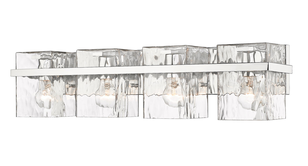 Bennington Four Light Vanity in Chrome - available from The Lighting Shoppe, trusted by Canadian homeowners