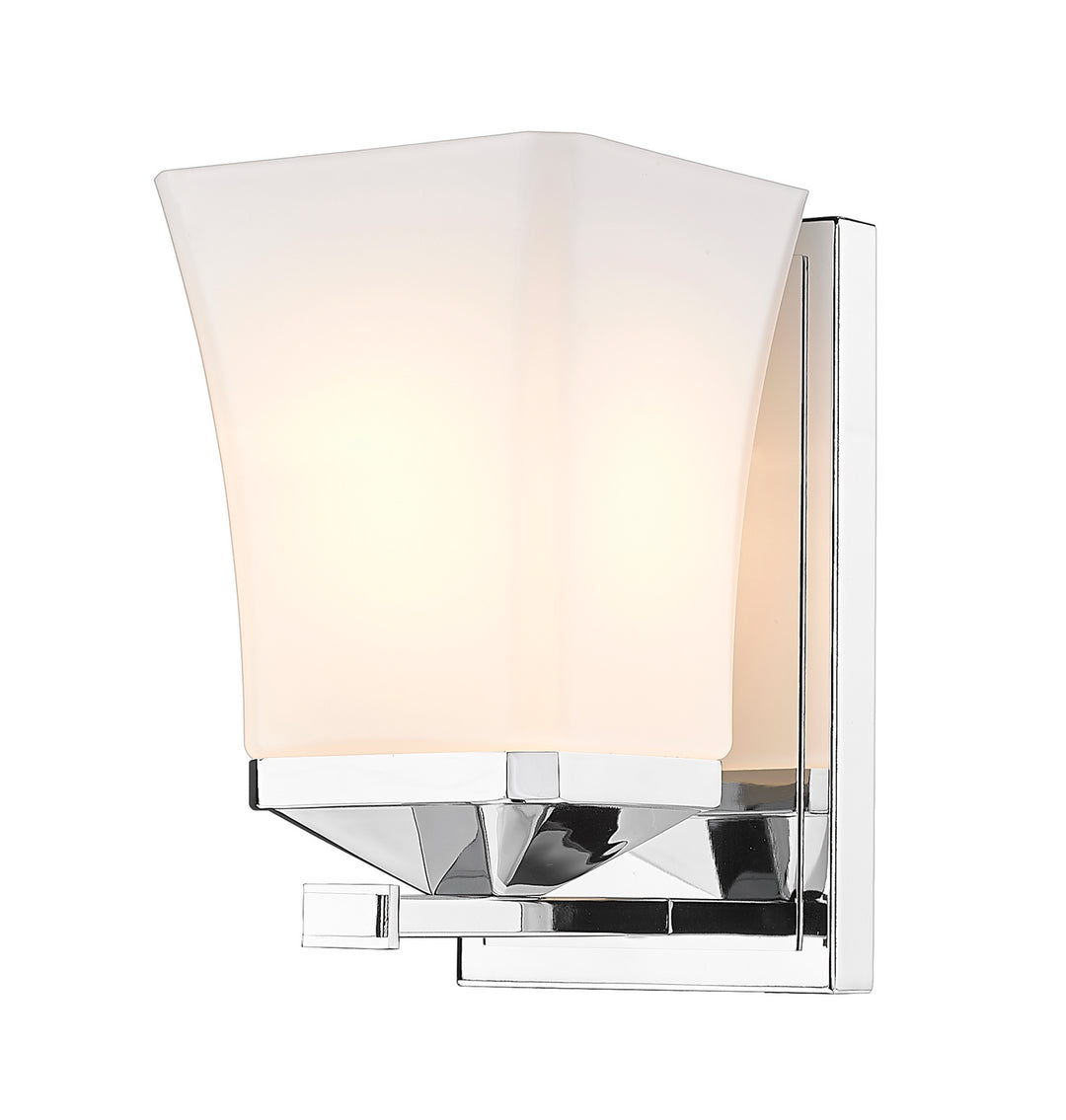 Darcy One Light Wall Sconce in Chrome - available from The Lighting Shoppe, trusted by Canadian homeowners