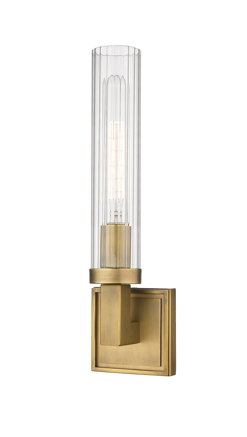 Z-Lite Canada - 3031-1S-RB - One Light Wall Sconce - Beau - Rubbed Brass