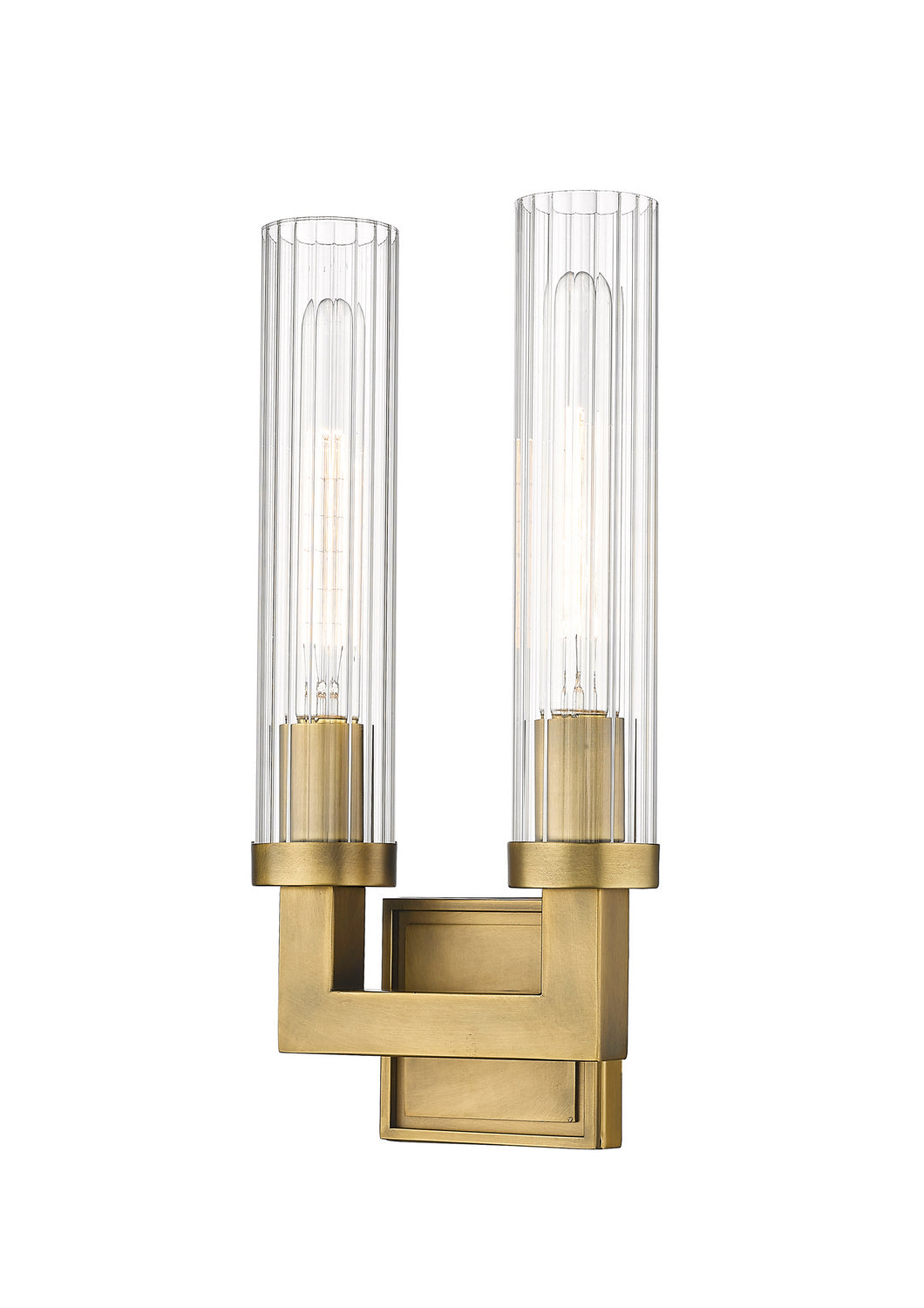 Z-Lite Canada - 3031-2S-RB - Two Light Wall Sconce - Beau - Rubbed Brass