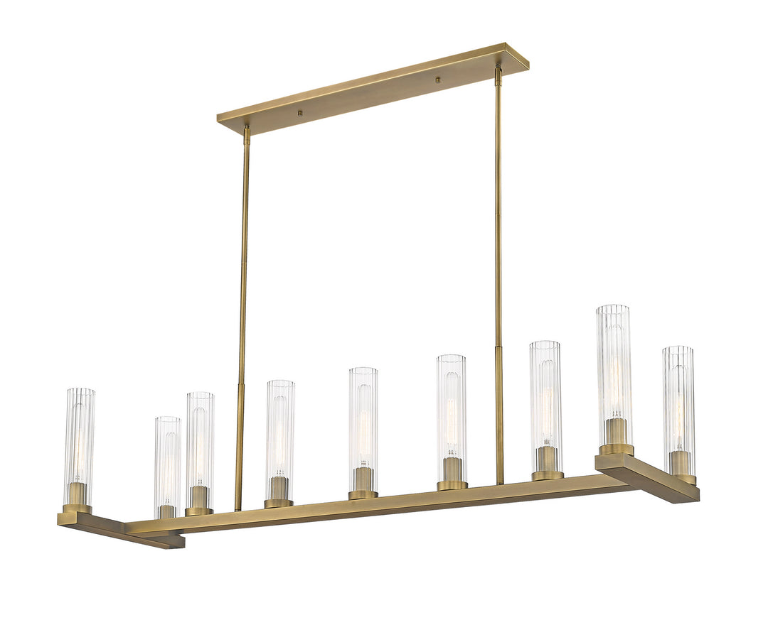 Z-Lite Canada - 3031-9L-RB - Nine Light Linear Chandelier - Beau - Rubbed Brass