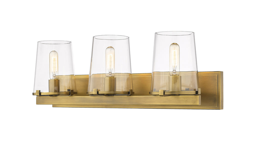 Z-Lite Canada - 3032-3V-RB - Three Light Vanity - Callista - Rubbed Brass