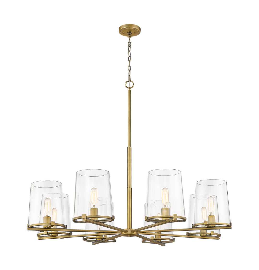 Z-Lite Canada - 3032-8RB - Eight Light Chandelier - Callista - Rubbed Brass