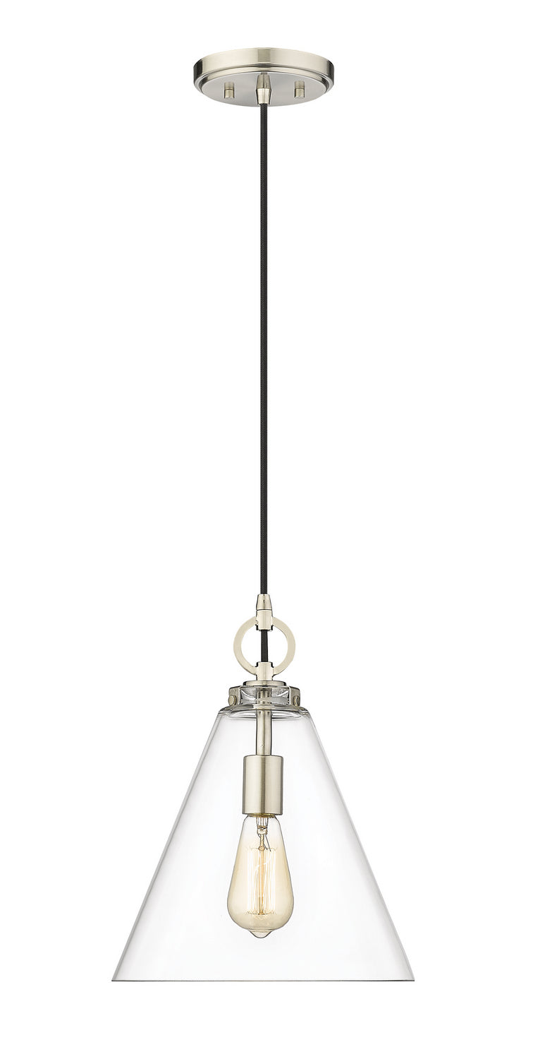 Harper One Light Pendant in Brushed Nickel - available from The Lighting Shoppe, trusted by Canadian homeowners