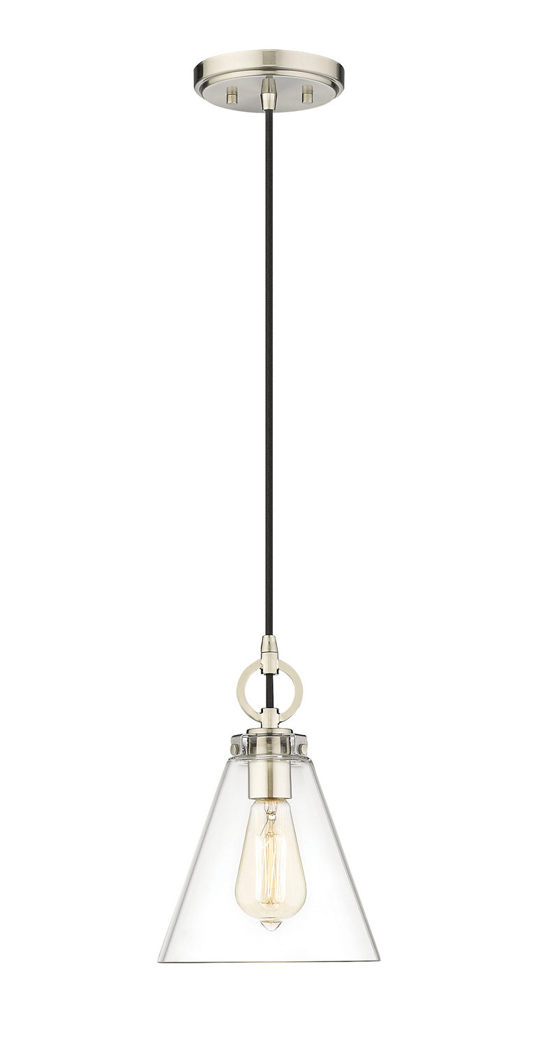 Harper One Light Pendant in Brushed Nickel - available from The Lighting Shoppe, trusted by Canadian homeowners