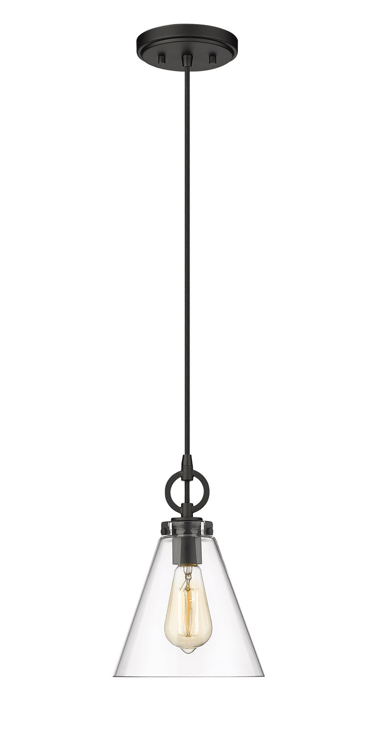 Harper One Light Pendant in Matte Black - available from The Lighting Shoppe, trusted by Canadian homeowners