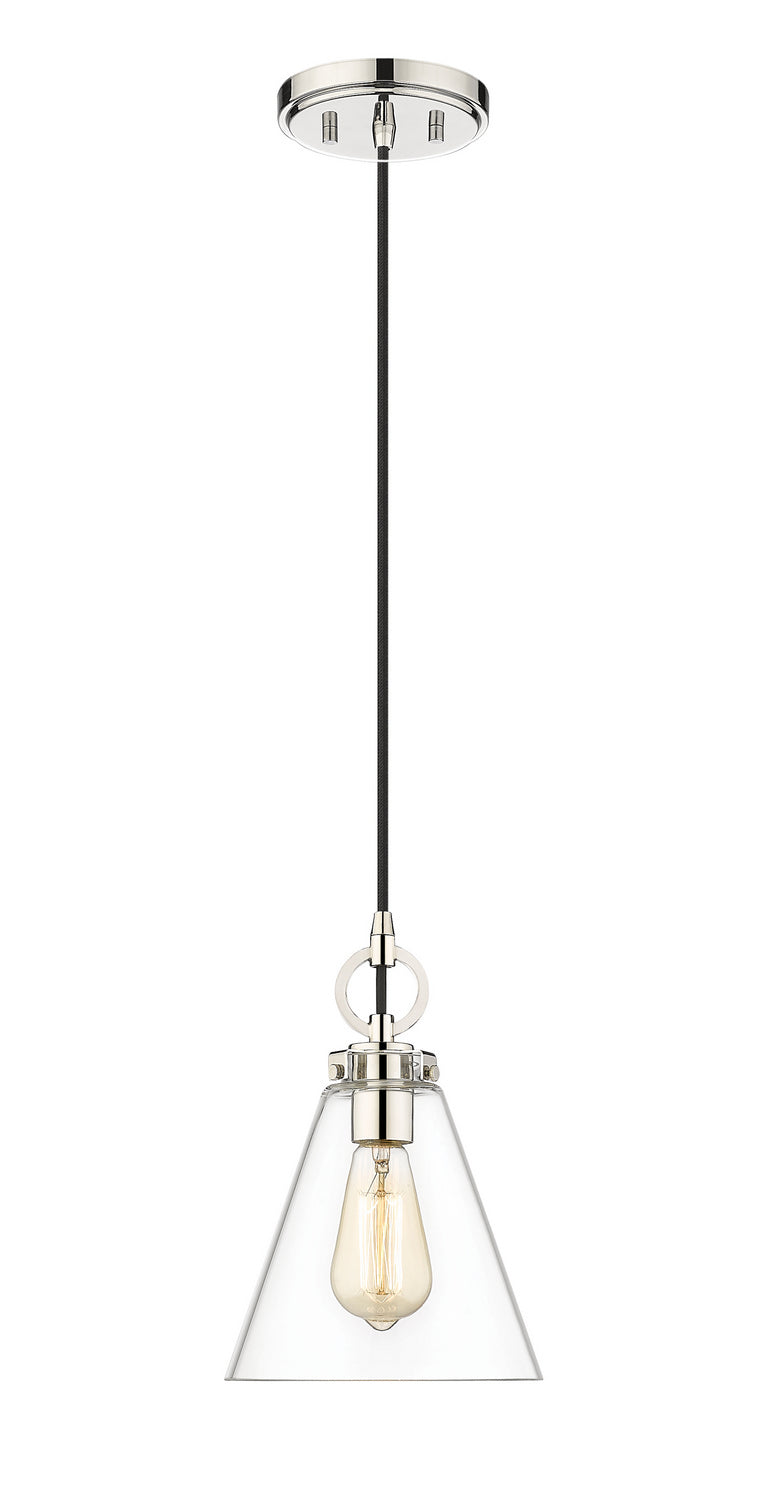 Harper One Light Pendant in Polished Nickel - available from The Lighting Shoppe, trusted by Canadian homeowners