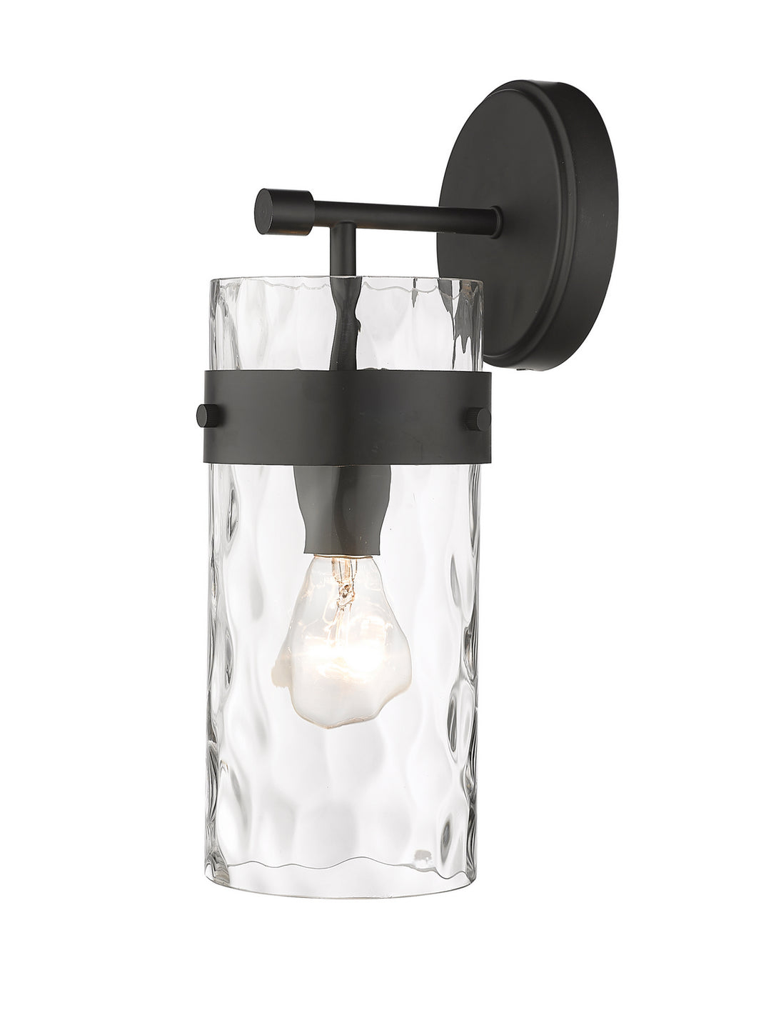 Z-Lite Canada - 3035-1SS-MB - One Light Wall Sconce - Fontaine - Matte Black