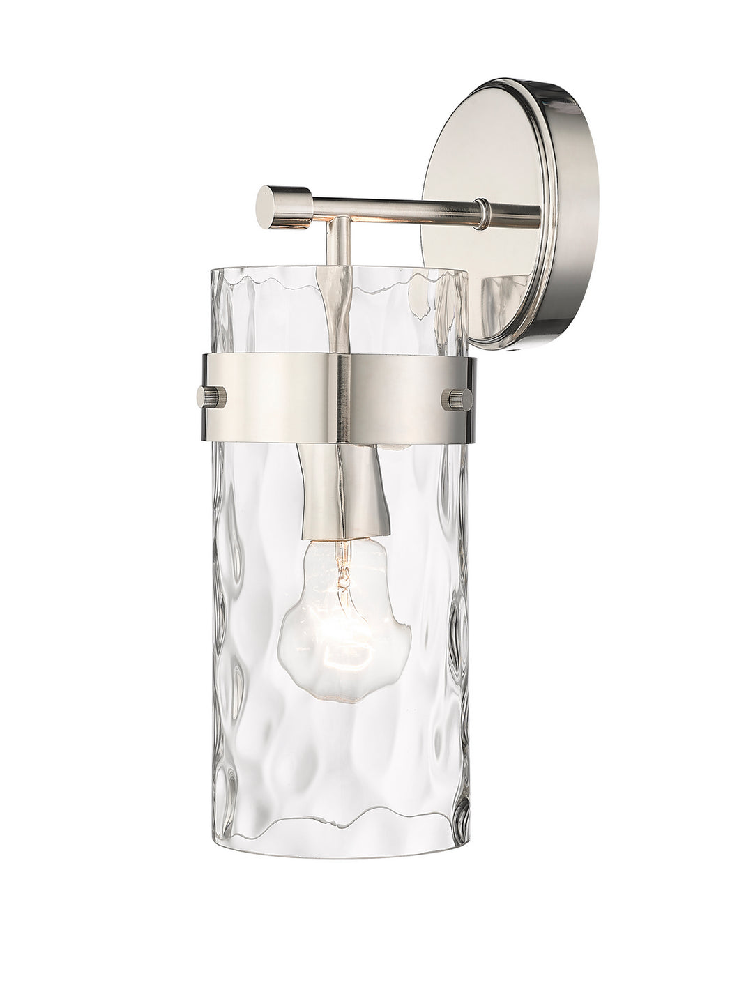 Z-Lite Canada - 3035-1SS-PN - One Light Wall Sconce - Fontaine - Polished Nickel