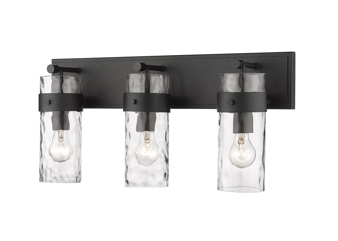 Z-Lite Canada - 3035-3V-MB - Three Light Vanity - Fontaine - Matte Black
