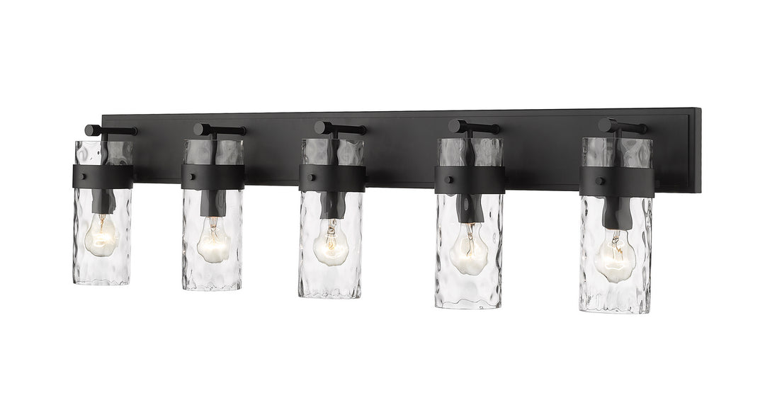 Z-Lite Canada - 3035-5V-MB - Five Light Vanity - Fontaine - Matte Black
