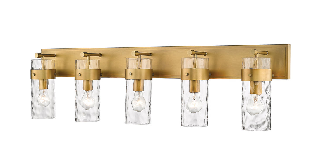 Z-Lite Canada - 3035-5V-RB - Five Light Vanity - Fontaine - Rubbed Brass