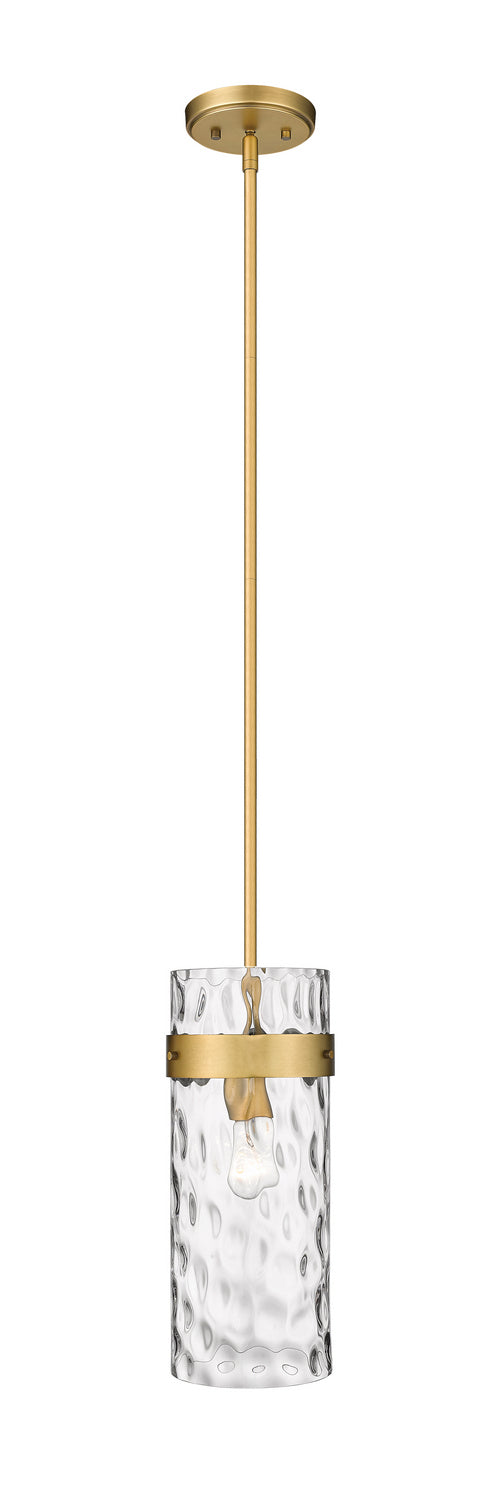 Fontaine One Light Pendant in Rubbed Brass - available from The Lighting Shoppe, trusted by Canadian homeowners