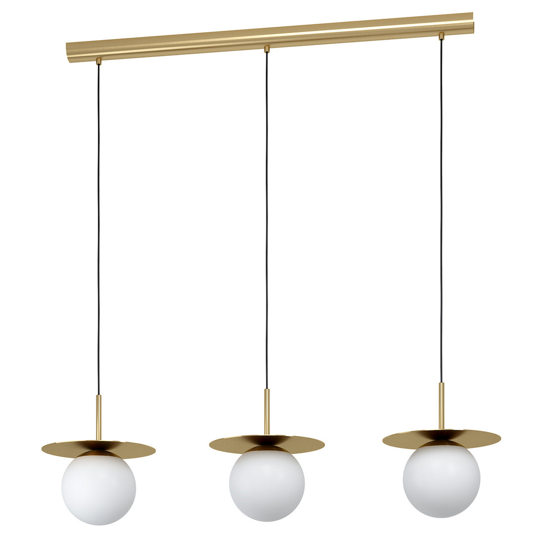 Eglo Canada - 39953A - Three Light Pendant - Arenales - Brushed Brass