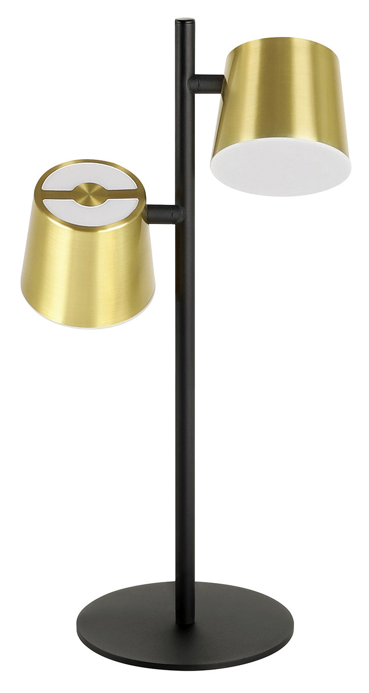 Eglo Canada - 39986A - LED Table Lamp - Altmira - Structured Black & Brass