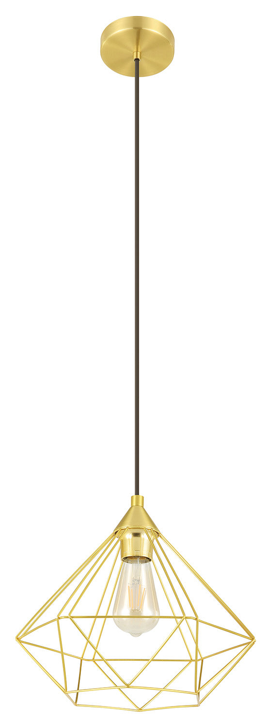 Eglo Canada - 43679A - One Light Pendant - Tarbes - Brushed Brass