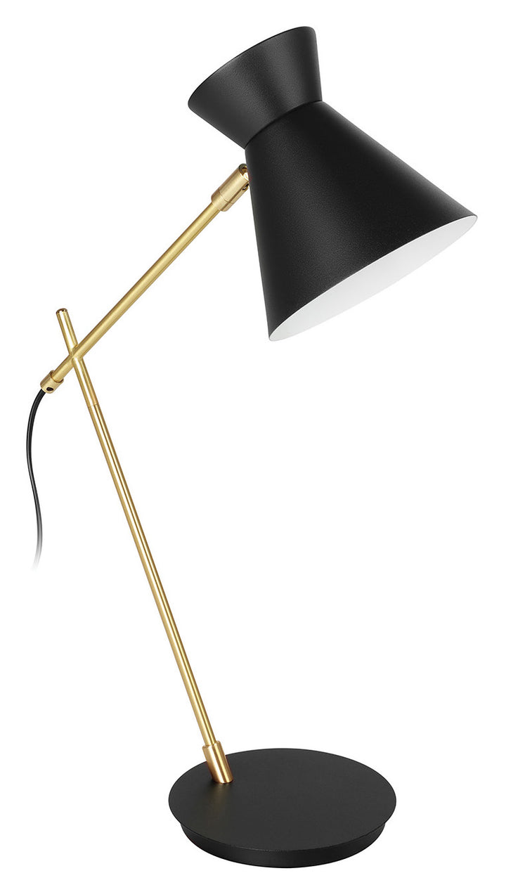 Eglo Canada - 98864A - One Light Table Lamp - Amezaga - Structured Black And Brushed Brass