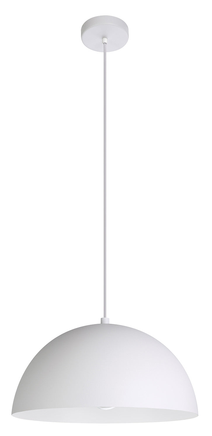 Rafaelino One Light Pendant in White - available from The Lighting Shoppe, trusted by Canadian homeowners