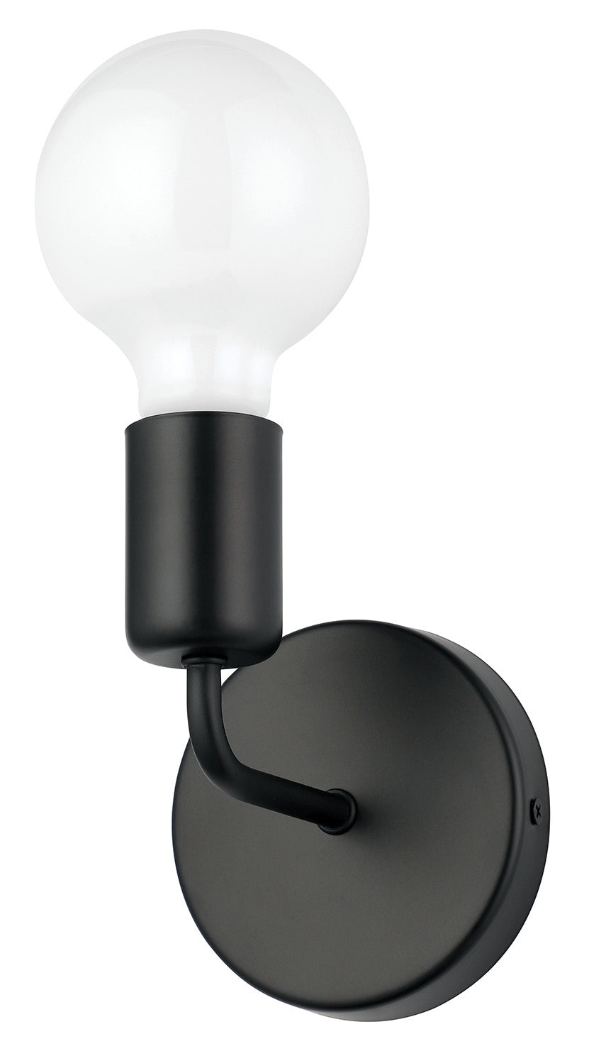 Avondale One Light Wall Sconce in Matte Black - available from The Lighting Shoppe, trusted by Canadian homeowners