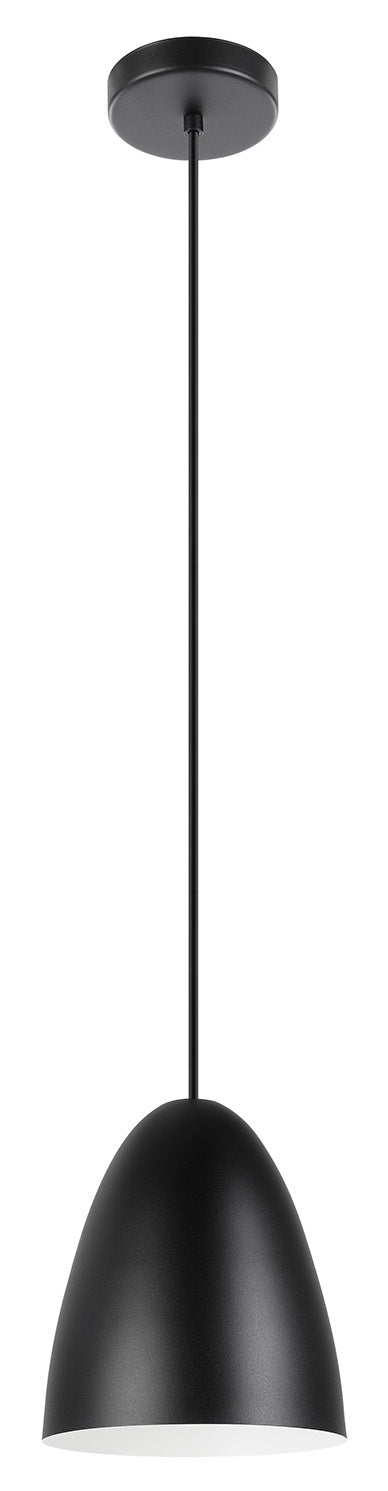 Sarabia One Light Pendant in Matte Black, Matte White - available from The Lighting Shoppe, trusted by Canadian homeowners