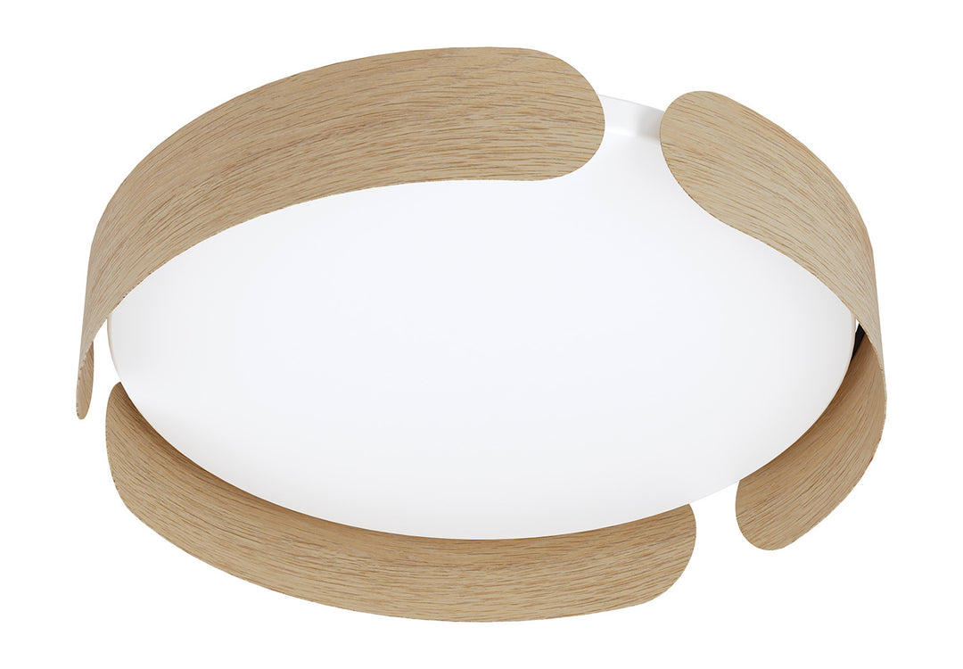 Valcasotto LED Ceiling Mount in Wood Color - available from The Lighting Shoppe, trusted by Canadian homeowners