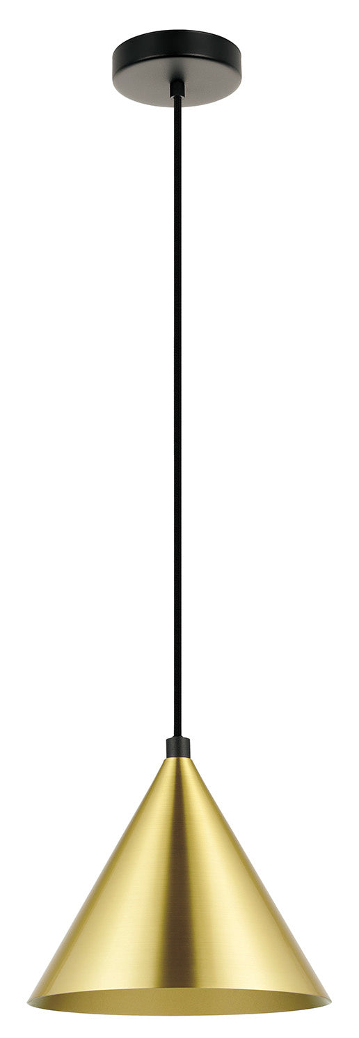 Narices One Light Mini Pendant in Structured Black - available from The Lighting Shoppe, trusted by Canadian homeowners