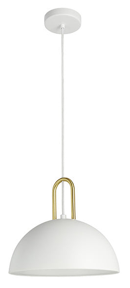 Calmanera One Light Pendant in White - available from The Lighting Shoppe, trusted by Canadian homeowners