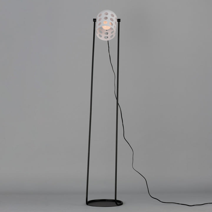 Maxim - 21249WTBK - One Light Floor Lamp - Dottie - Black