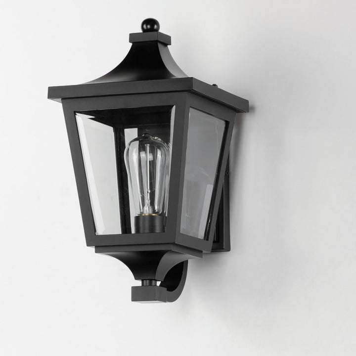 Maxim - 40232CLBK - One Light Outdoor Wall Sconce - Sutton Place VX - Black