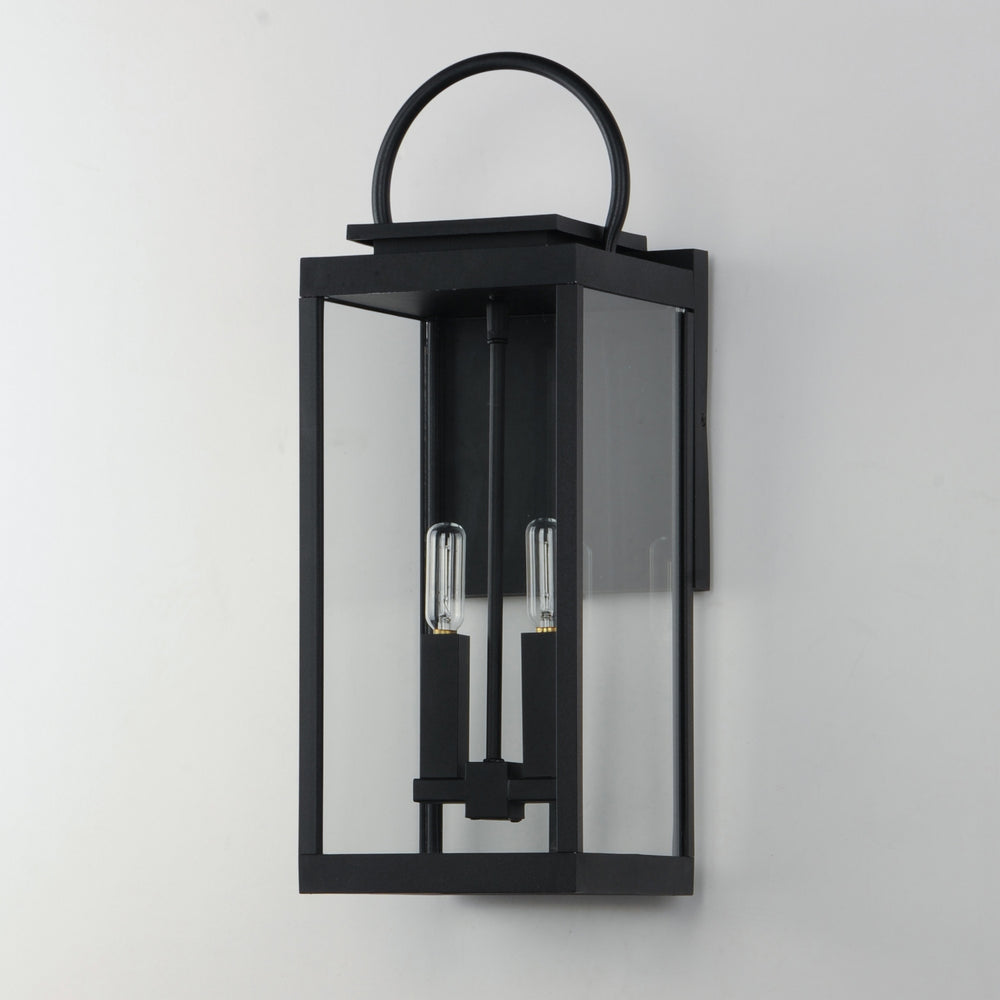 Maxim - 40316CLBK - Two Light Outdoor Wall Sconce - Nassau Vivex - Black