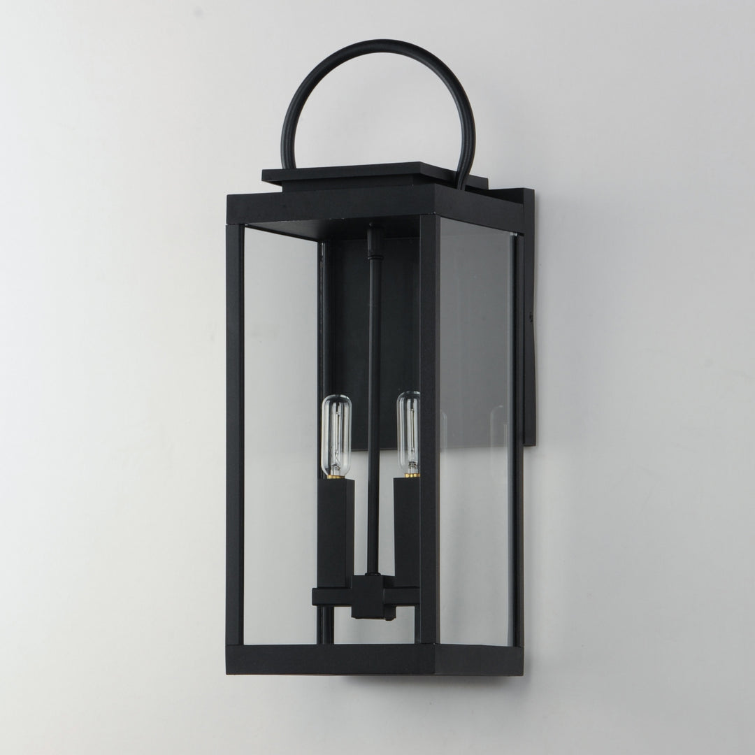 Maxim - 40316CLBK - Two Light Outdoor Wall Sconce - Nassau Vivex - Black
