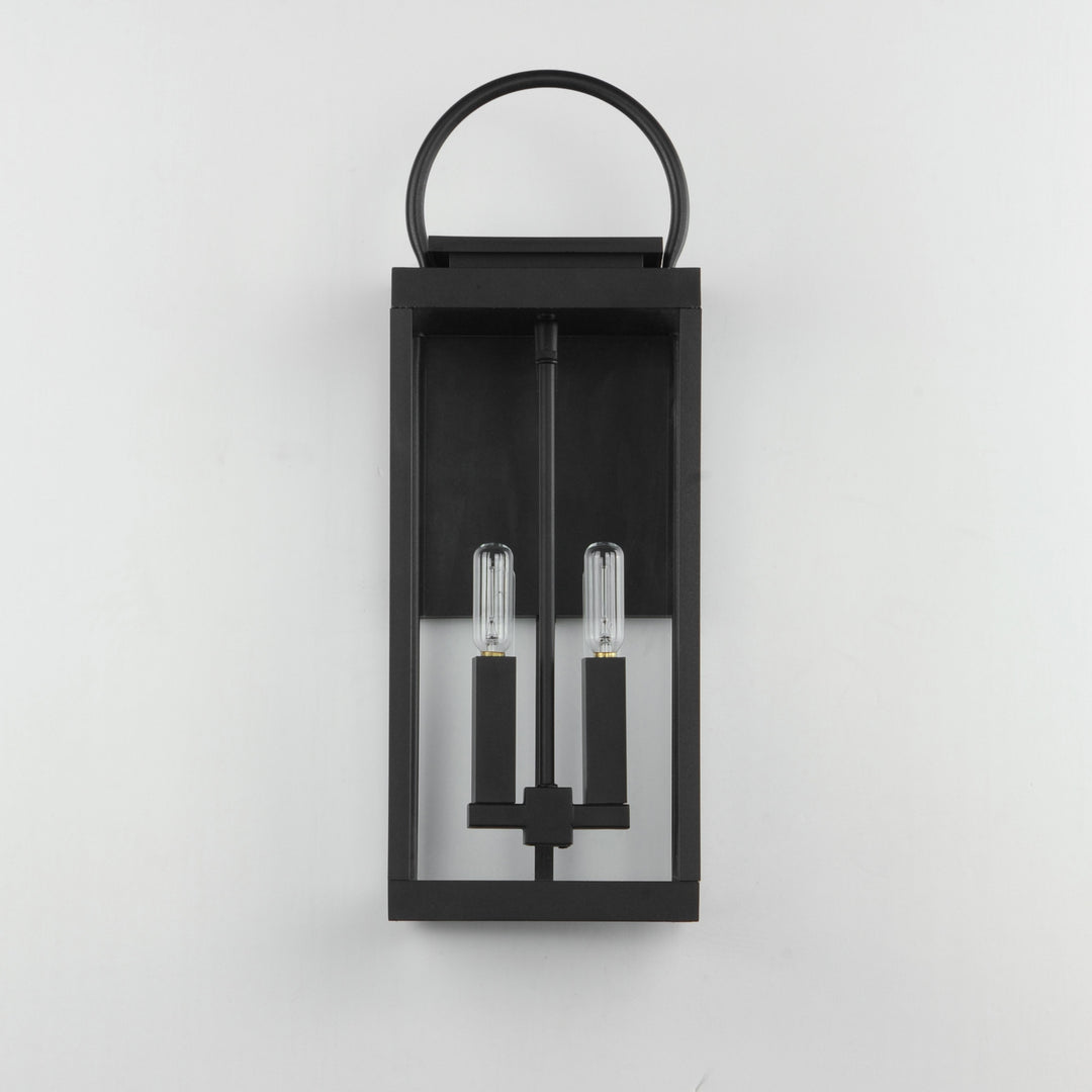 Maxim - 40316CLBK - Two Light Outdoor Wall Sconce - Nassau Vivex - Black