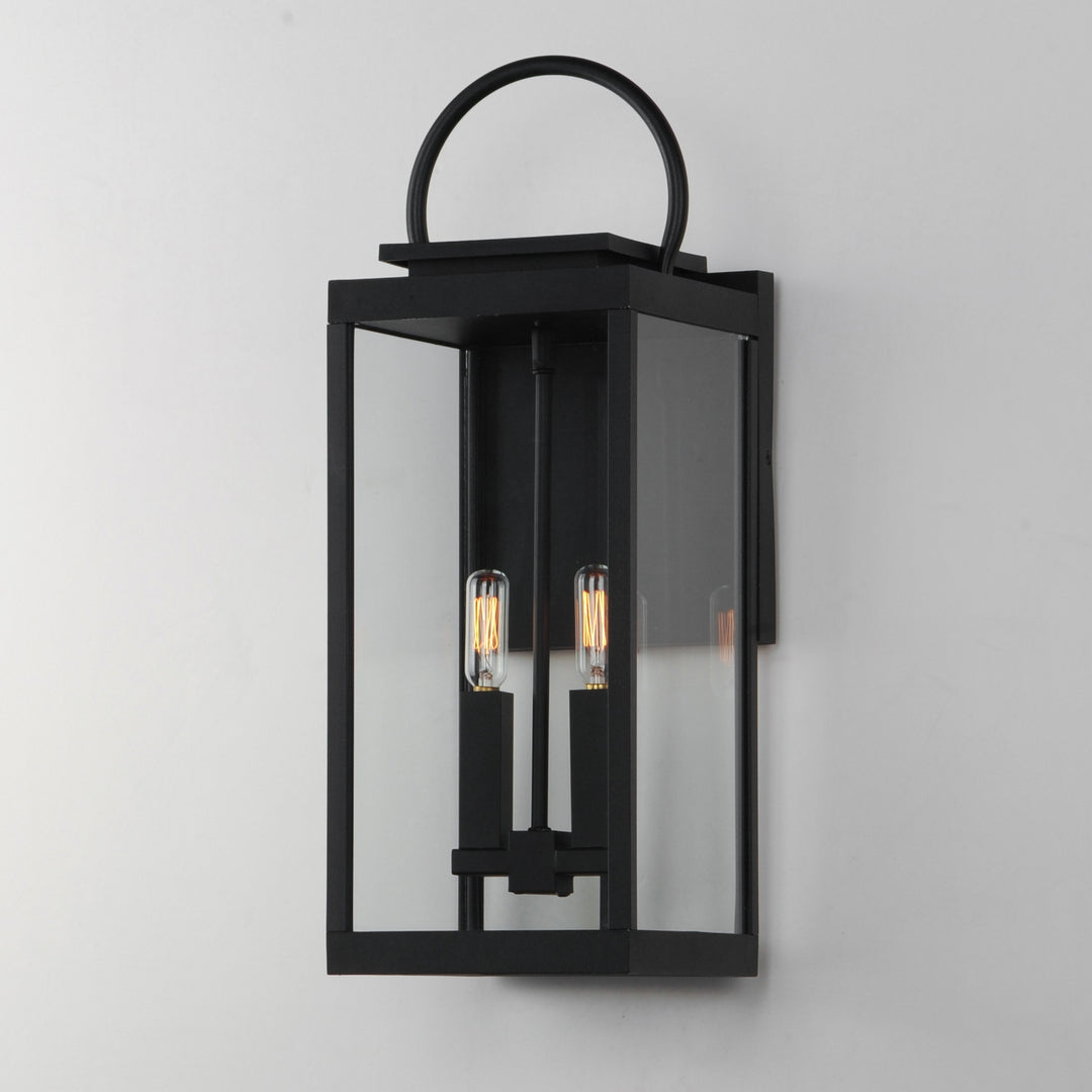 Maxim - 40316CLBK - Two Light Outdoor Wall Sconce - Nassau Vivex - Black